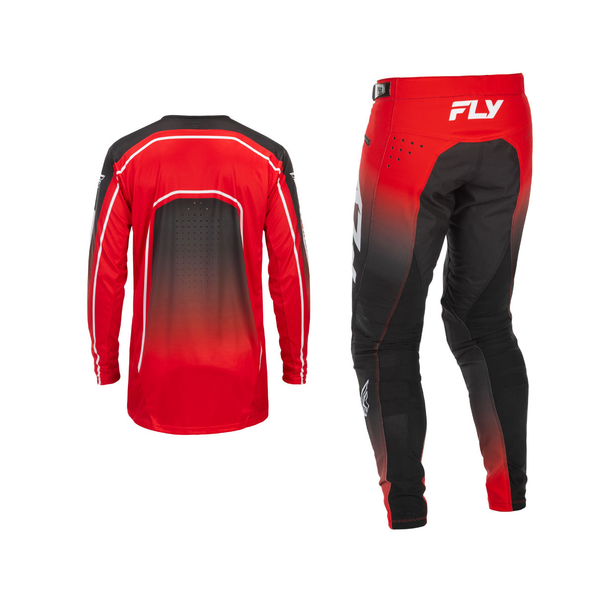 FLY Racing 2026 Youth Rayce Bicycle Red/Black/White Jersey Pant Combo