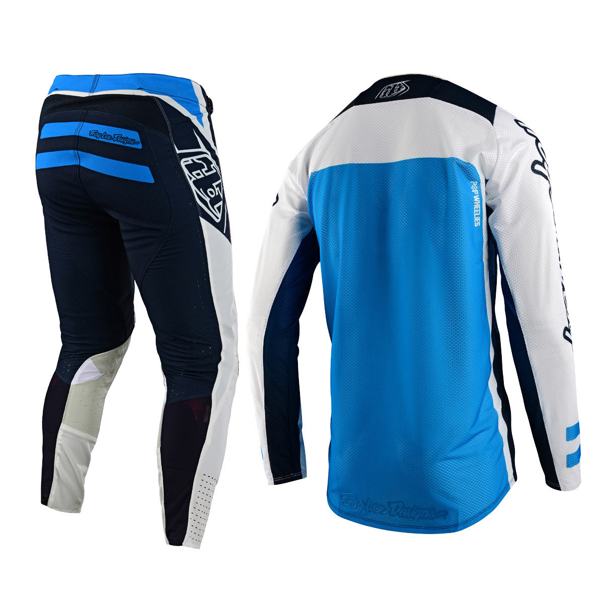 Troy Lee Designs 2023 SE Pro Air Jersey SE Pro Pant Combo Lanes Blue/Navy