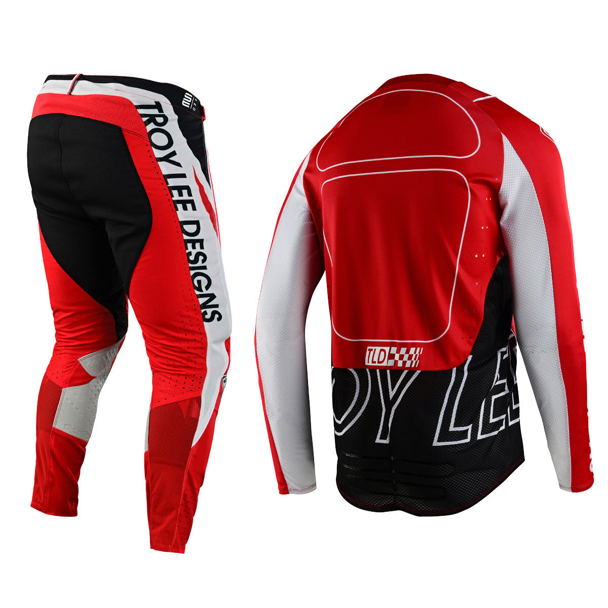 Troy Lee Designs 2023 SE Pro Jersey Pant Combo Drop In Red