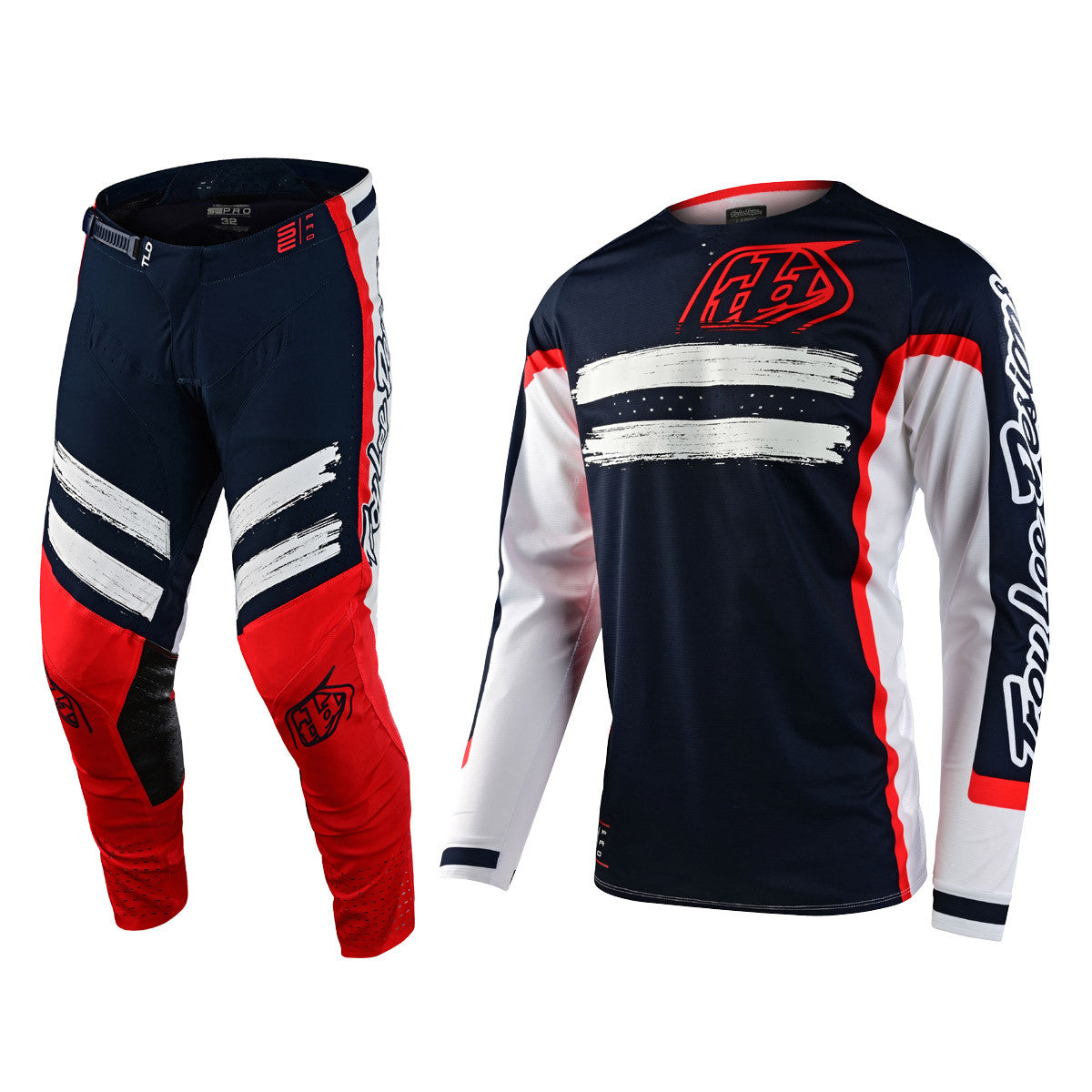 Troy Lee Designs 2023 SE Pro Jersey Pant Combo Marker Navy/Red