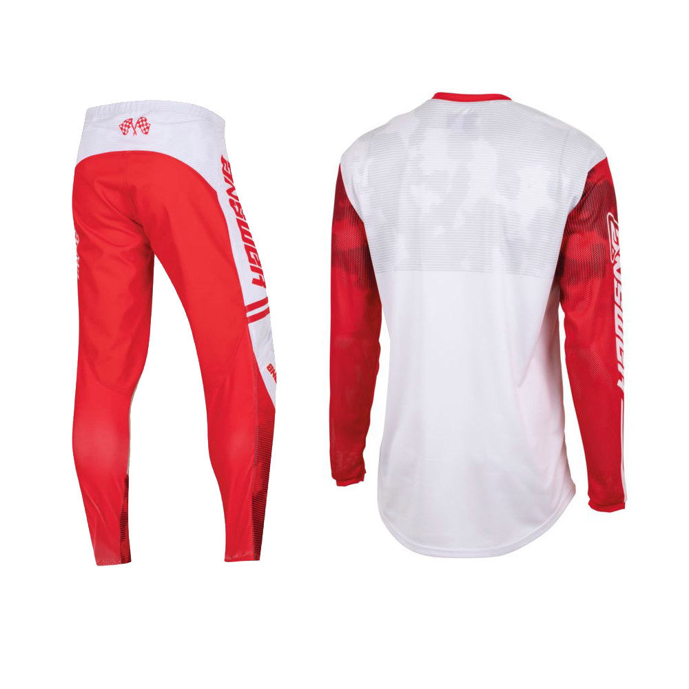 Answer Racing 2023 Akron Trials Jersey Pant Combo Red/White