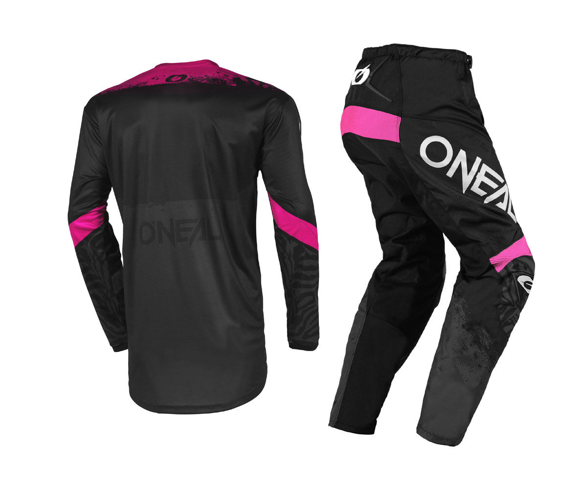 O'Neal 2025 Youth Element Shocker Jersey Pant Combo Black/Pink
