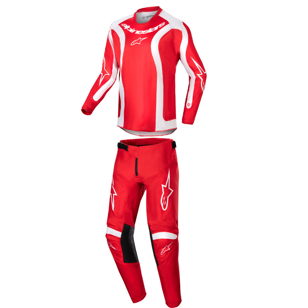 Alpinestars Youth Racer Lurv MX Jersey Pant Combo Mars Red White