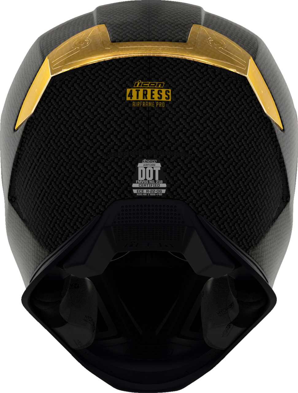 ICON Airframe Pro Helmet Carbon 4Tress Yellow