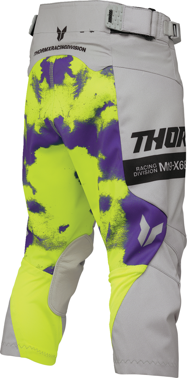 Thor 2026 Youth Launchmode Bleach Gray/Acid Jersey Pant Combo