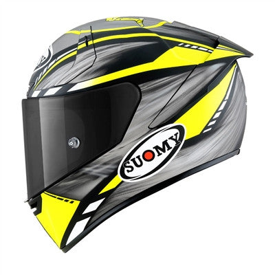 Suomy SR-GP On Board Racing Helmet - Grey/Yellow