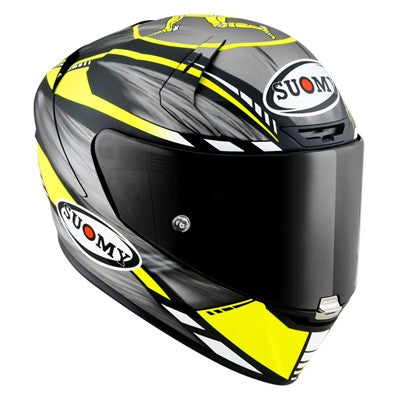 Suomy SR-GP On Board Racing Helmet - Grey/Yellow