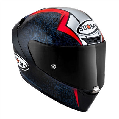 Suomy SR-GP Bagnaia Replica Racing Helmet - Black/Red/Blue