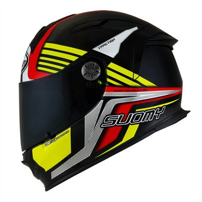 Suomy SR Sport Attraction Racing Helmet - Red/Yellow