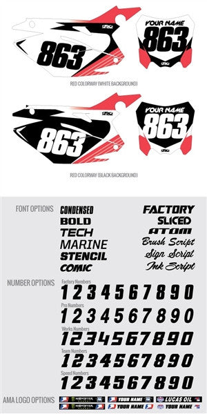 Factory Effex DX1 Honda Atak Backgrounds