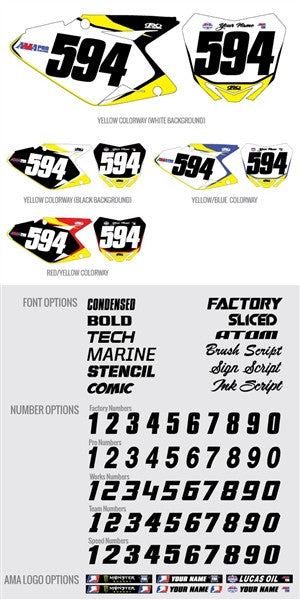 Factory Effex DX1 Suzuki Pro Backgrounds