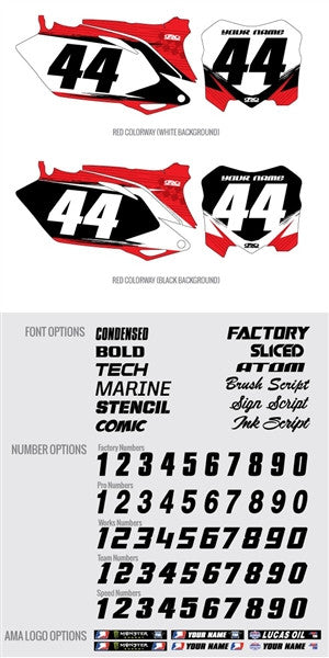 Factory Effex DX1 Honda Shattered Backgrounds