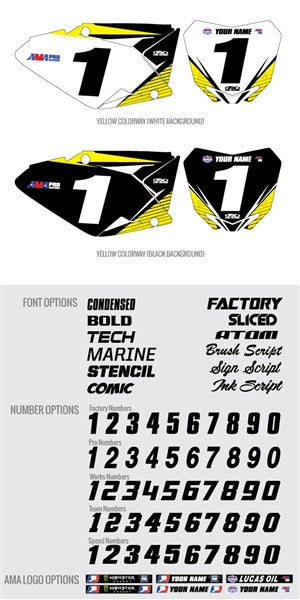 Factory Effex DX1 Suzuki Element Backgrounds