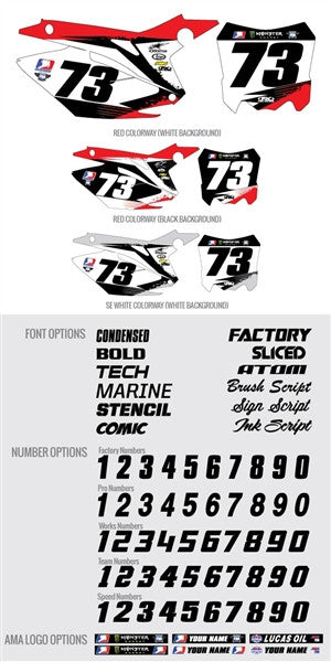 Factory Effex DX1 Honda Elite Backgrounds