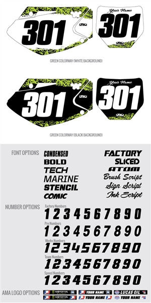 Factory Effex DX1 Kawasaki Signature Backgrounds