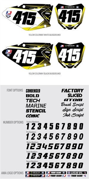 Factory Effex DX1 Suzuki Two Two Backgrounds