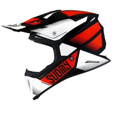 Suomy X-Wing Grip Offroad Helmet - Black/Orange