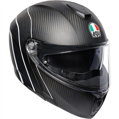AGV Refractive Sport Modular Helmet - Black/White