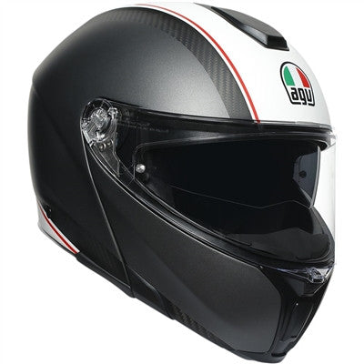 AGV SportModular Cover Helmet - Matte Gunmetal White