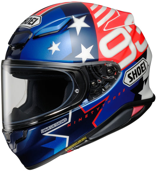 Shoei RF-1400 Marquez American Spirit TC-10 Full Face Helmet