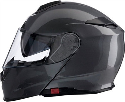 Z1R Solaris Modular Full Face Helmet - Dark Silver