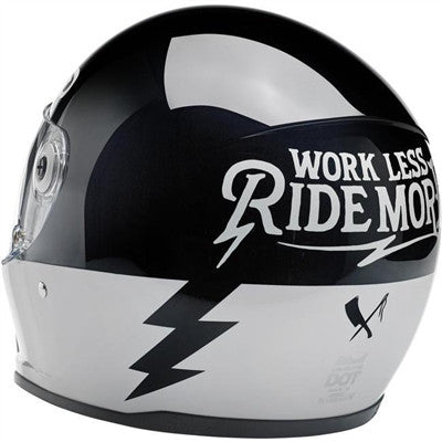 Biltwell Lane Splitter Full Face Helmet - Rusty Butcher