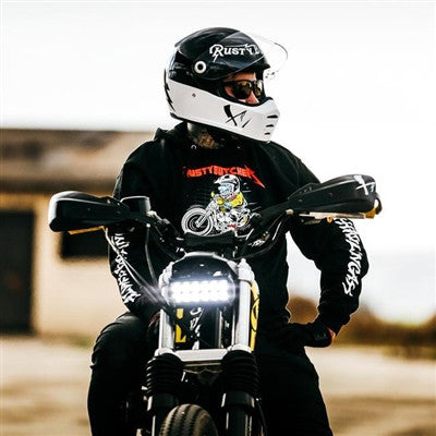 Biltwell Lane Splitter Full Face Helmet - Rusty Butcher