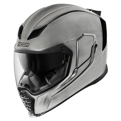 Icon Airflite Quicksilver Full Face Helmet - Silver
