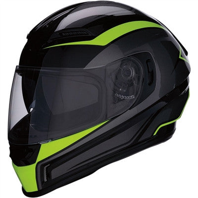 Z1R Jackal Aggressor Full Face Helmet - Hi-Viz