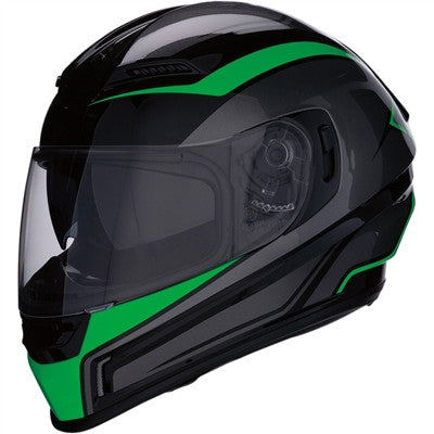 Z1R Jackal Aggressor Full Face Helmet - Green