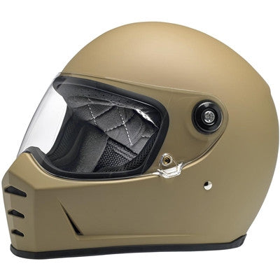 Biltwell Lane Splitter Full Face Helmet - Flat Coyote Tan