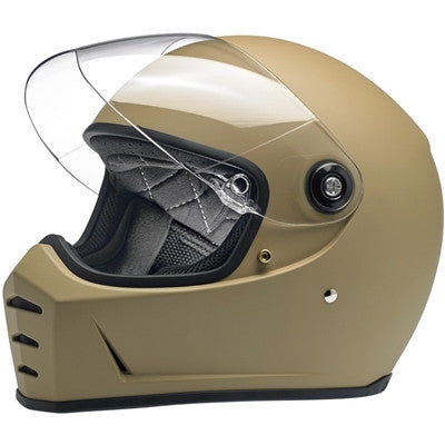 Biltwell Lane Splitter Full Face Helmet - Flat Coyote Tan