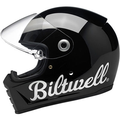 Biltwell Lane Splitter Full Face Helmet - Gloss Black Factory