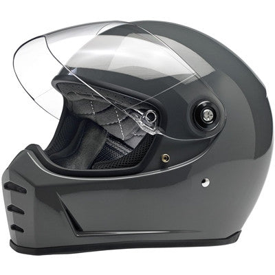 Biltwell Lane Splitter Full Face Helmet - Gloss Storm Grey