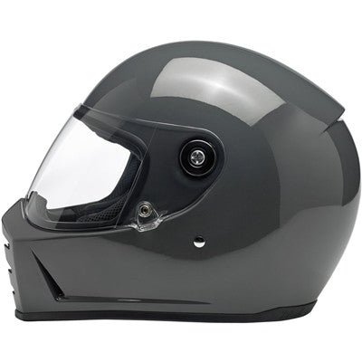 Biltwell Lane Splitter Full Face Helmet - Gloss Storm Grey