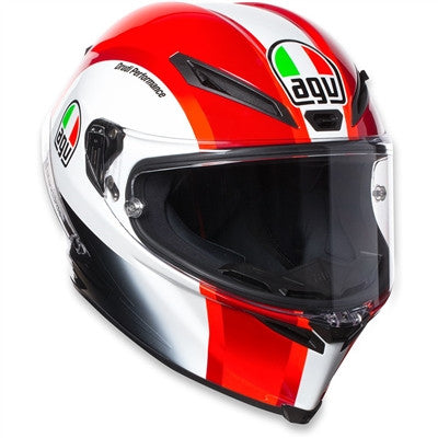 AGV SIC58 Corsa R Full Face Helmet - Red/White