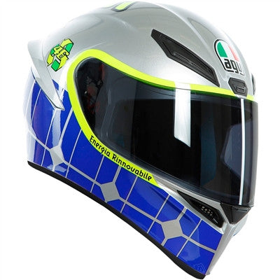 AGV Mug15 Energy K-1 Full Face Helmet - Blue/Silver