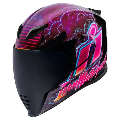 Icon Airflite Synthwave Glow in the Dark Full Face Helmet - Purple