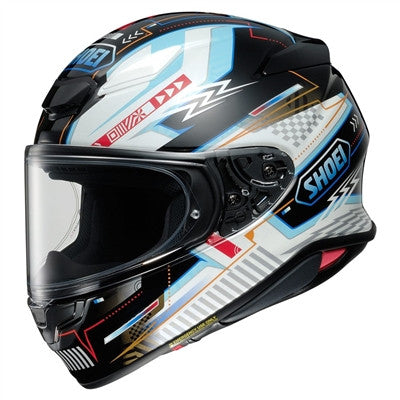 Shoei RF-1400 Arcane TC-10 Full Face Helmet - White/Black/Blue