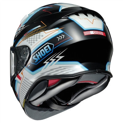 Shoei RF-1400 Arcane TC-10 Full Face Helmet - White/Black/Blue