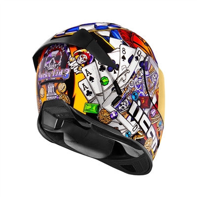 Icon Airframe Pro LuckyLid3 Full Face Helmet - Gold