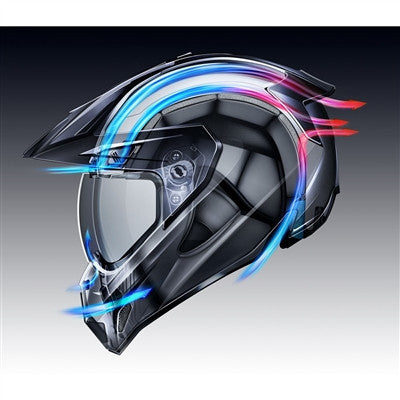 Icon Variant Pro Construct Dual Sport Helmet - Black
