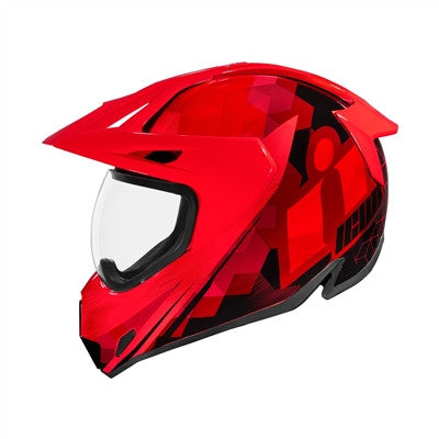 Icon Variant Pro Ascension Dual Sport Helmet - Red