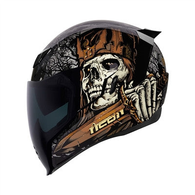 Icon Airflite Uncle Dave Full Face Helmet - Black