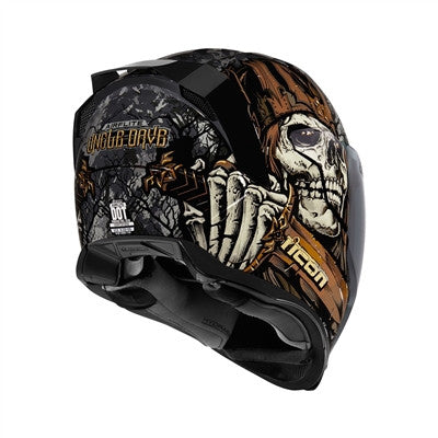 Icon Airflite Uncle Dave Full Face Helmet - Black