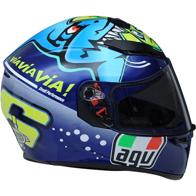 AGV Misano 2015 K-3 SV Full Face Helmet - Blue/Yellow