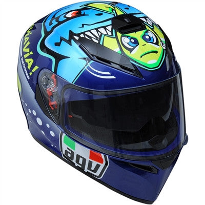 AGV Misano 2015 K-3 SV Full Face Helmet - Blue/Yellow