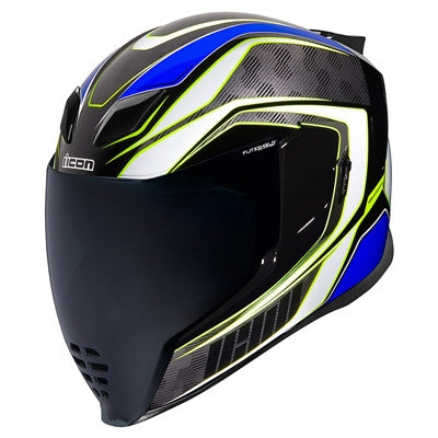 Icon Airflite Full Face Helmet - Raceflite Blue
