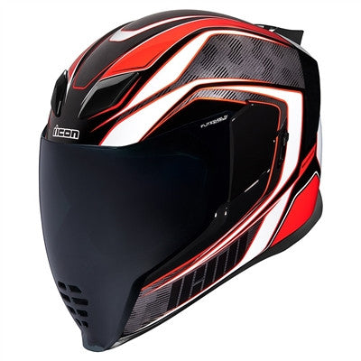 Icon Airflite Full Face Helmet - Raceflite Red