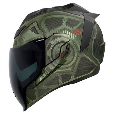 Icon Airflite Full Face Helmet - Blockchain Green